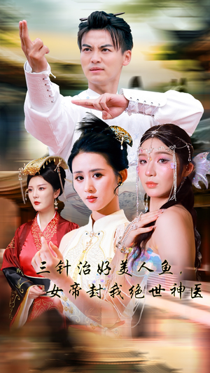 【三针治好美人鱼，女帝封我绝世神医】61集短剧全集免费看